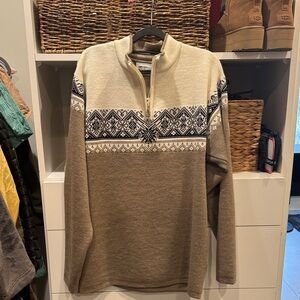 Men's Dale of Norway Sweater with Nordic Pattern